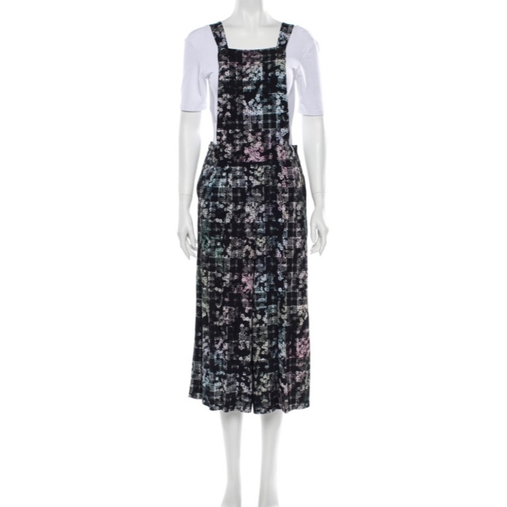 NWOT Tibi floral culottes jumpsuit overalls size 2